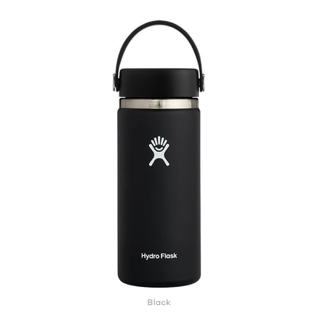 <Hydro Flask>16 oz Wide Mouth/Black