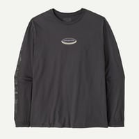 <patagonia>メンズ・ロングスリーブ・ロング・ウェイ・ラウンド・オーガニック・Tシャツ/Ink Black/37821