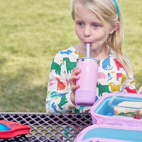<Hydro Flask> 12 oz Tumbler Kids With Straw Lid/354ml/Blue Jay/890177