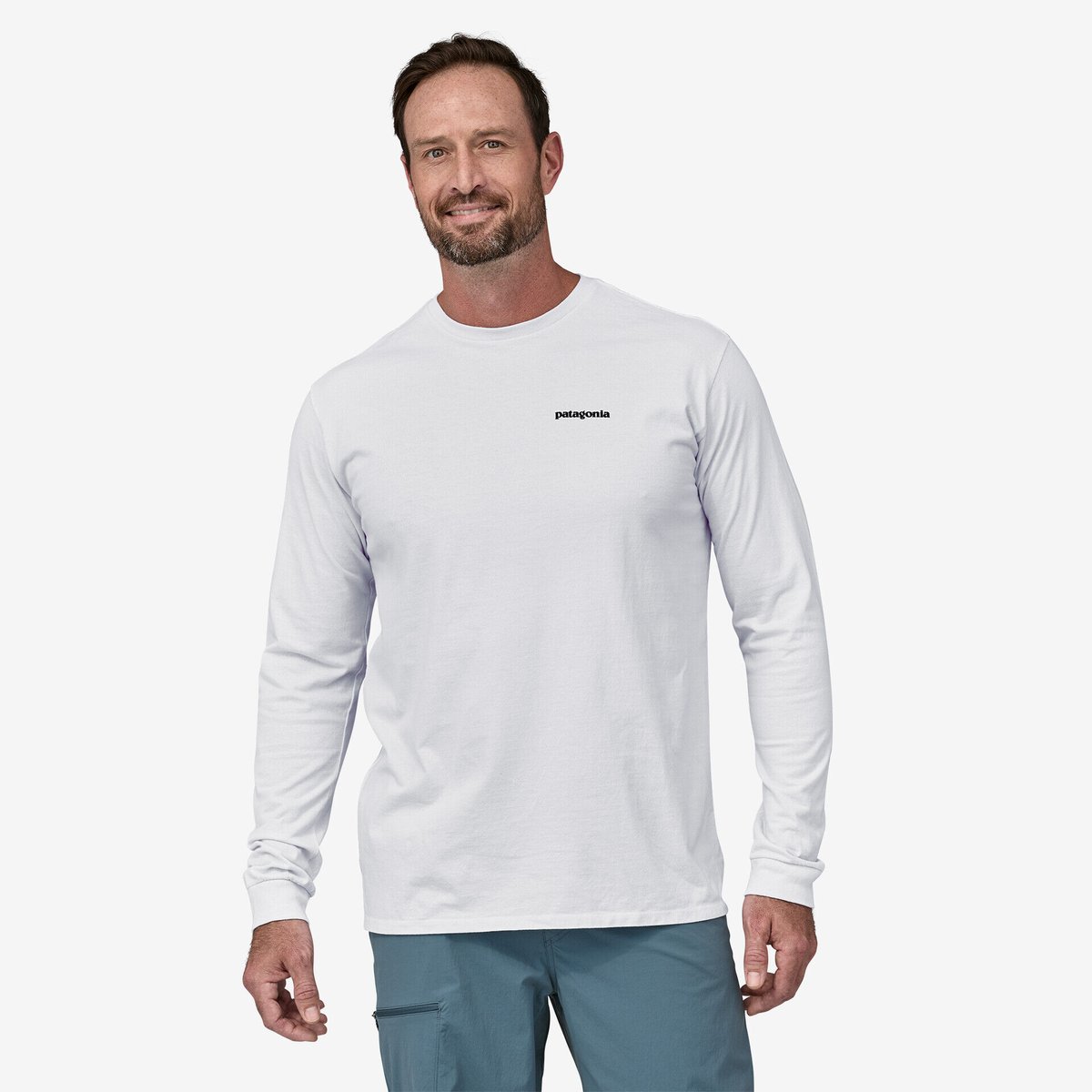 patagonia>メンズ・ロングスリーブ・P-6ロゴ・レスポンシビ patagonia>メンズ・ロングスリーブ・P-6ロゴ・レスポンシビ