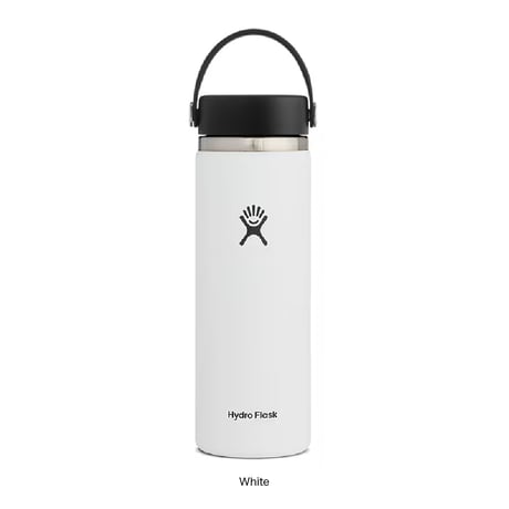 <Hydro Flask>20 oz Wide Mouth/White/5089024