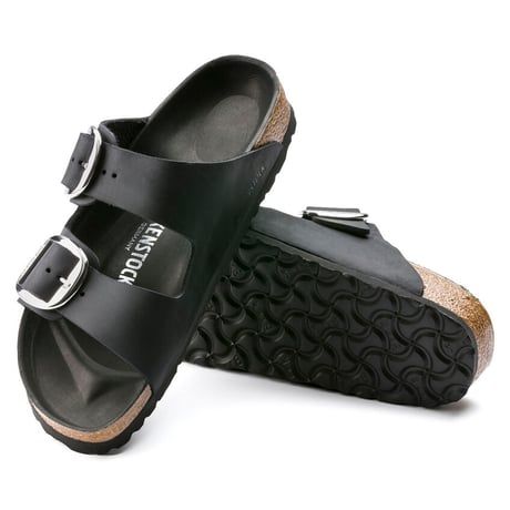 【BIRKENSTOCK】ビルケンシュトック正規取扱店 Arizona Big Buckle / アリゾナ ビッグバックル オイルドレザー/Black REGULAR FIT/1011074