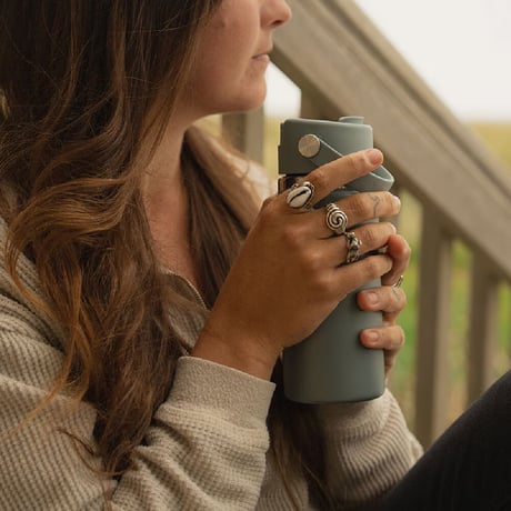 <Hydro Flask>16 oz Travel Mug Flip Sip Cap/Palmer Green/890246