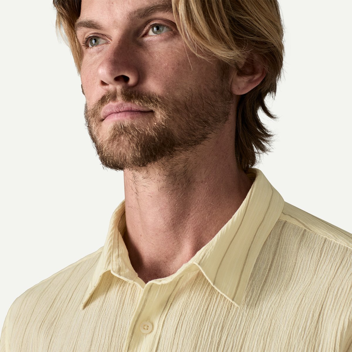patagonia>メンズ・A/C シャツ/ Harmony: Lichen Green/H