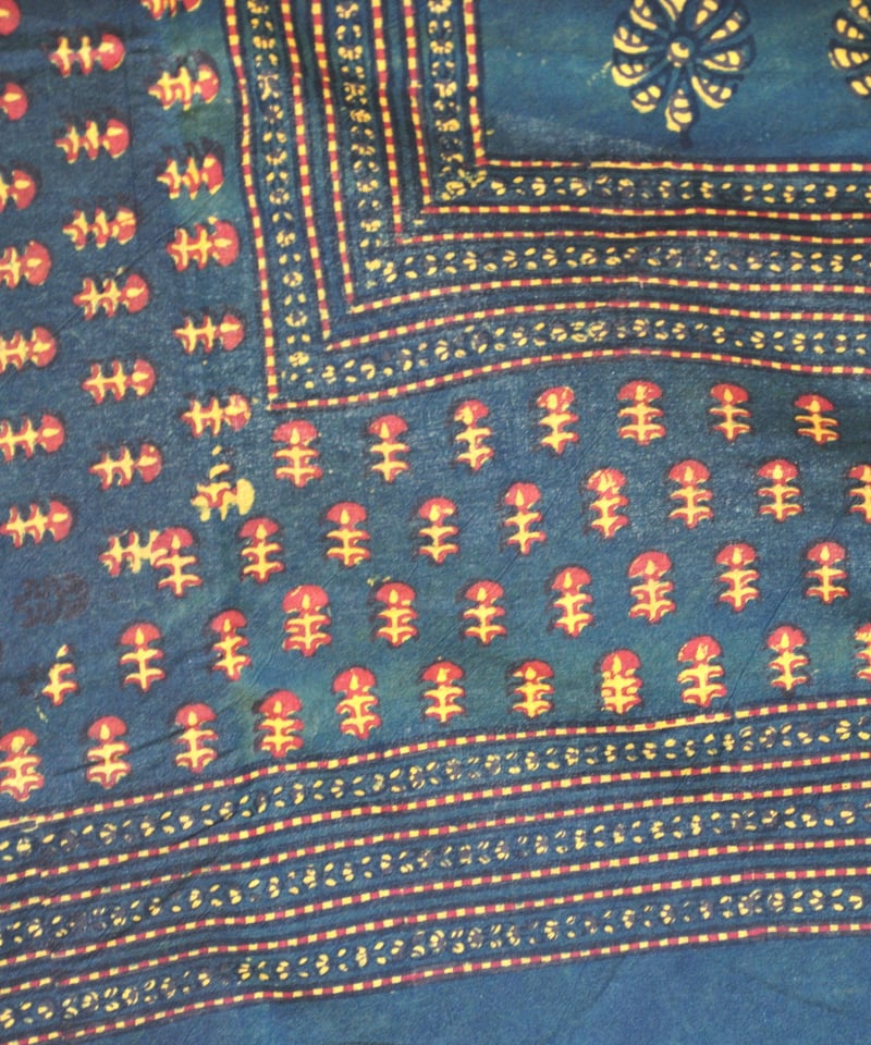 インド】天然染ブロックプリント大判布 | WEEKEND SUN 