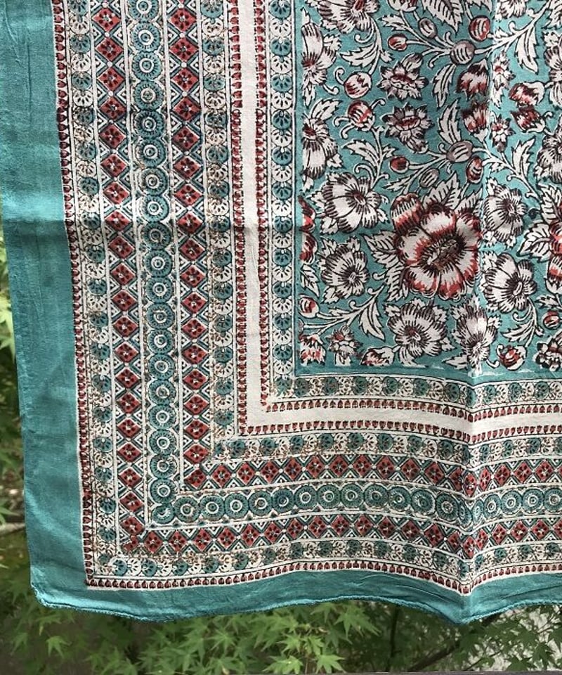 新品未使用/インド/アノーキ/大判ストール インド】「ANOKHI」ブロックプリントストール | WEEKEND SUN