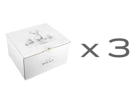 Réserve Royale Blonde 750ml x 18 (専用グラス6脚 + ボトルストッパー付き), Royal Party Set【東京都5セット限定】