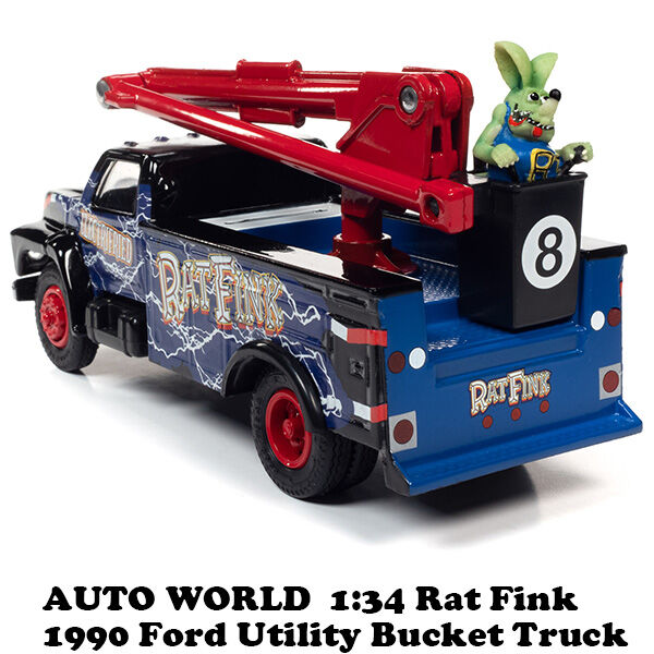 1:34 Rat Fink 1990 Ford Utility Bucket Truck | 1:34 Rat Fink 1990 Ford Utility Bucket Truck |