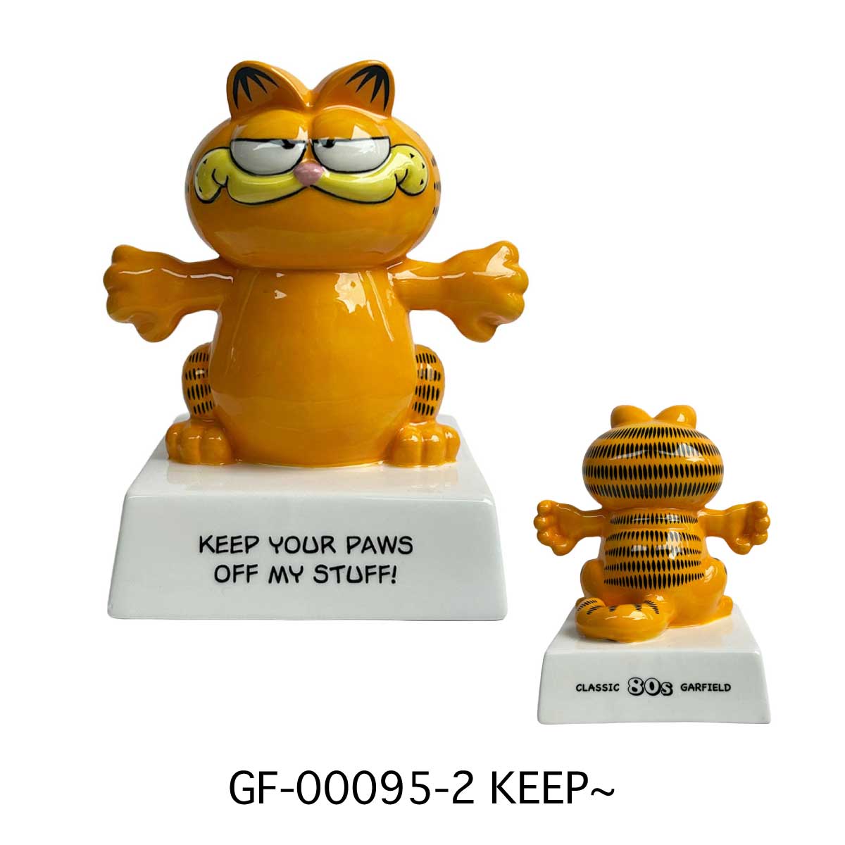 メッセージドール　セット6体 ヴィンテージ風】 GARFIELD セラミックメッセージドール | アメリカン