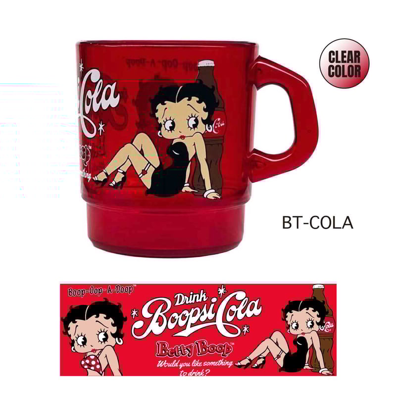 BETTY BOOP】【ファイヤーキング風】ミルキー スタッキング マグ