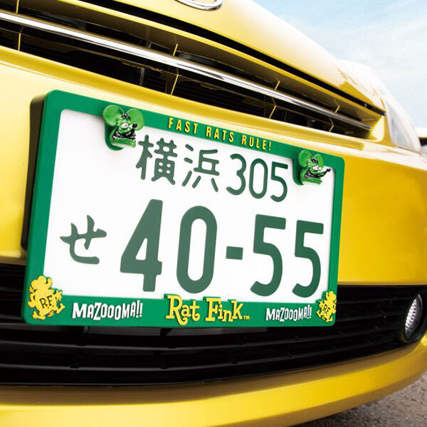 ラットフィンク☆3D プレート☆壁掛け 新基準対応！ ラットフィンク 3D ライセンスフレーム 新商品のご
