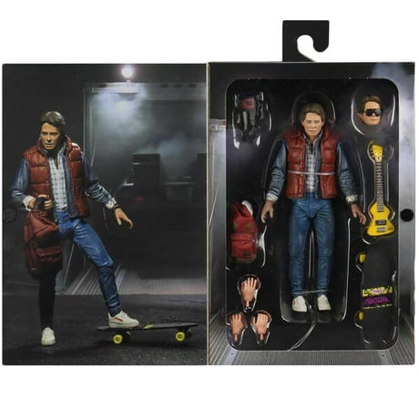 【バックトゥザフューチャー】 7"アクションフィギュア  マーティ マクフライ【NECA】