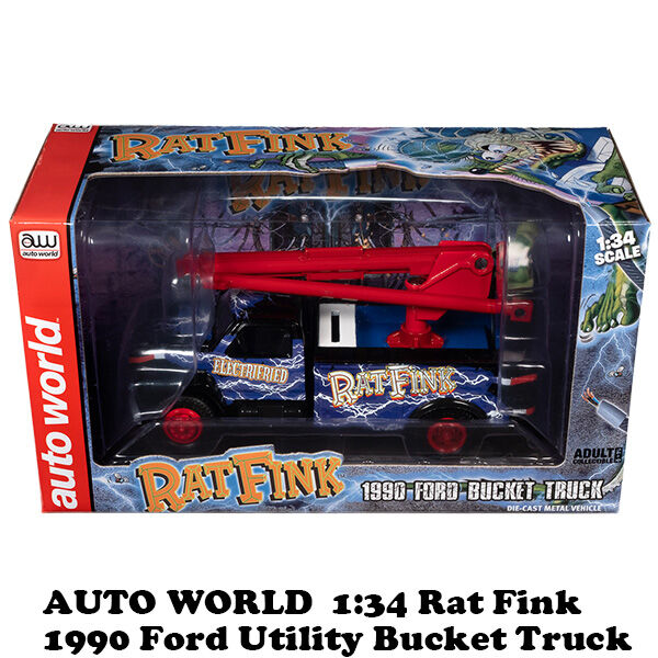 1:34 Rat Fink 1990 Ford Utility Bucket Truck | 1:34 Rat Fink 1990 Ford Utility Bucket Truck |