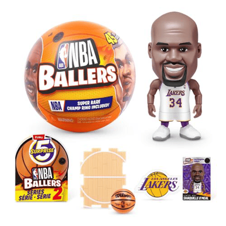 【4個セットBOX販売】【種類ランダム】ZURU5サプライズ NBA シリーズ2【ブラインドボックス】