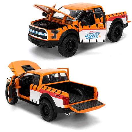 トニー ザ タイガー】ミニカー 1:24 Kellogg's 2017 Ford F-150 Raptor w/ TONY THE TIGER【トニー ザ タイガー】ミニカー