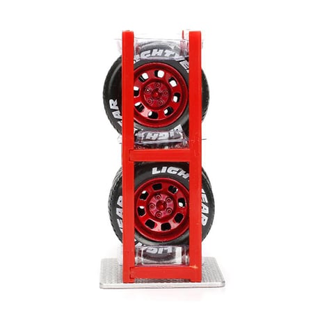 1:24 DISNEY PIXAR CARS Cruising　LIGHTNING McQUEEN with TIRE RACK