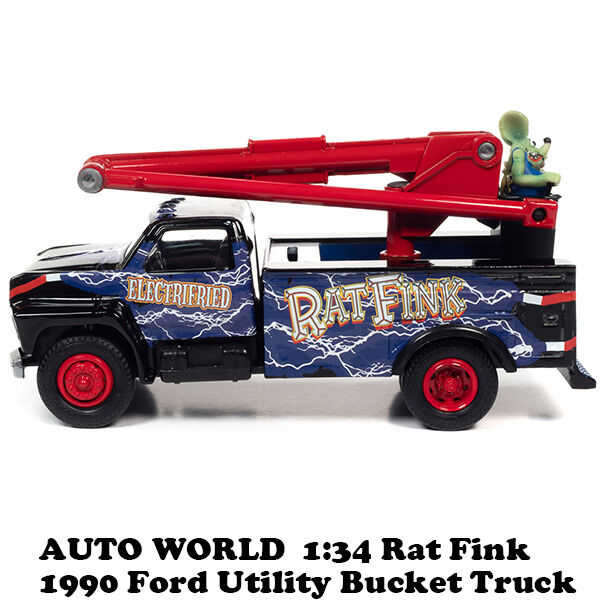 1:34 Rat Fink 1990 Ford Utility Bucket Truck | 1:34 Rat Fink 1990 Ford Utility Bucket Truck |