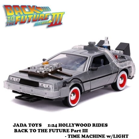 1:24 BACK TO THE FUTURE PART III - TIME MACHINE W/LIGHT