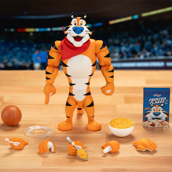 Tony the Tiger Wacky Wobbler フィギュア Kellogg's Frosted Flakes Tony the Tiger 1/12 Scale Action