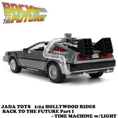 1:24 BACK TO THE FUTURE PART I - TIME MACHINE W/LIGHT