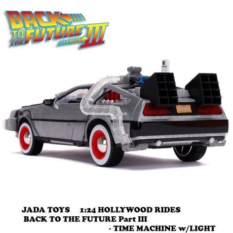 1:24 BACK TO THE FUTURE PART III - TIME MACHINE W/LIGHT
