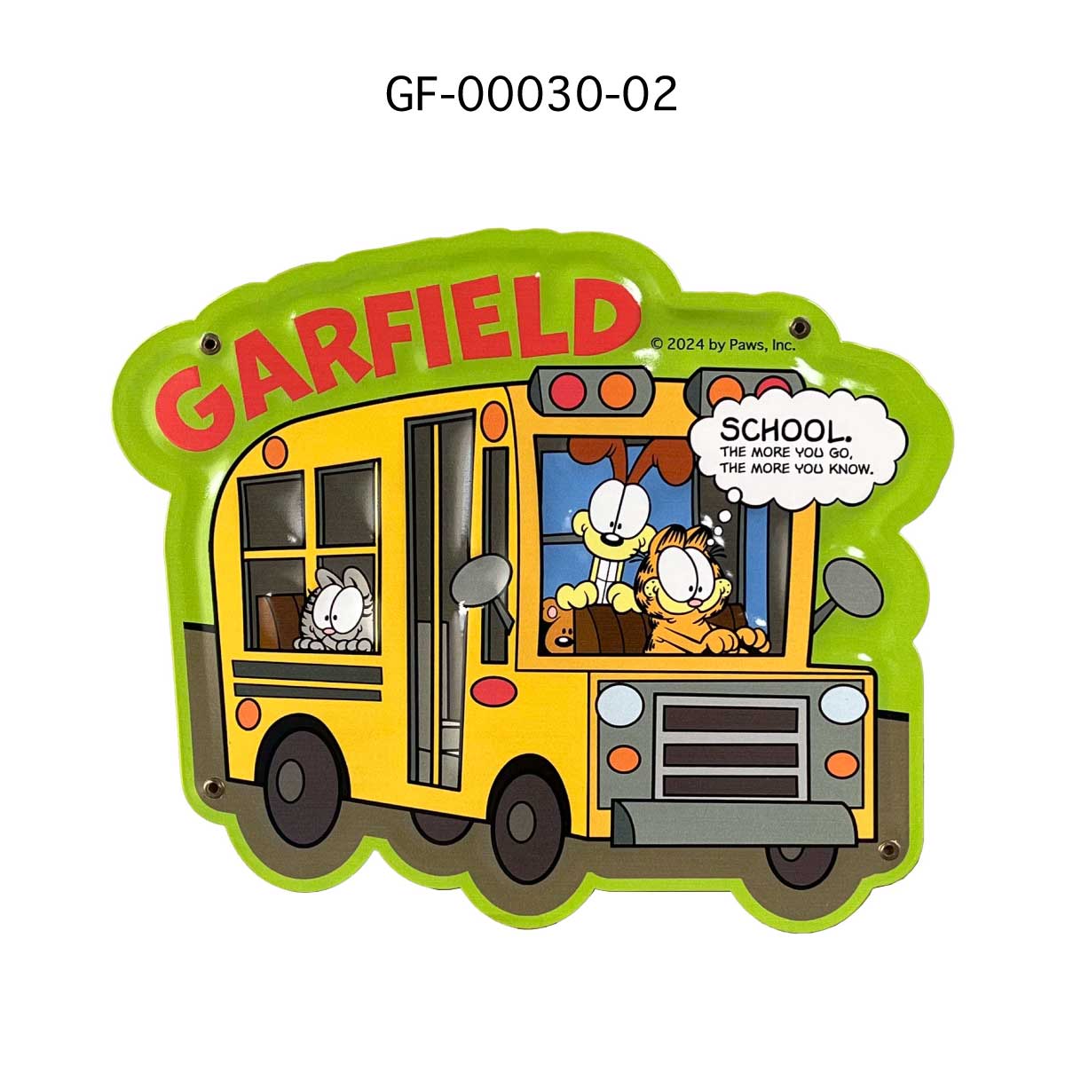 ブリキ看板】ガーフィールド ミニ エンボスメタルサイン