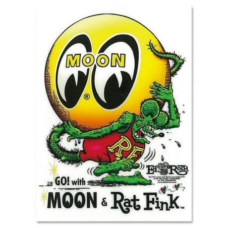 MOON Rat Fink x MOON アイボール ステッカー