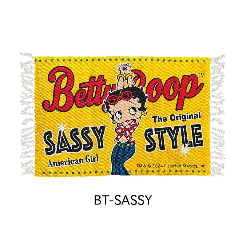 BETTY BOOP】コットンフロアマット / コットンキッチンマット