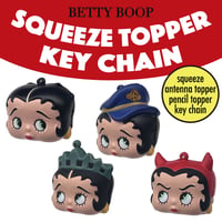 【BETTY BOOP】　スクイーズトッパーキーチェーン
