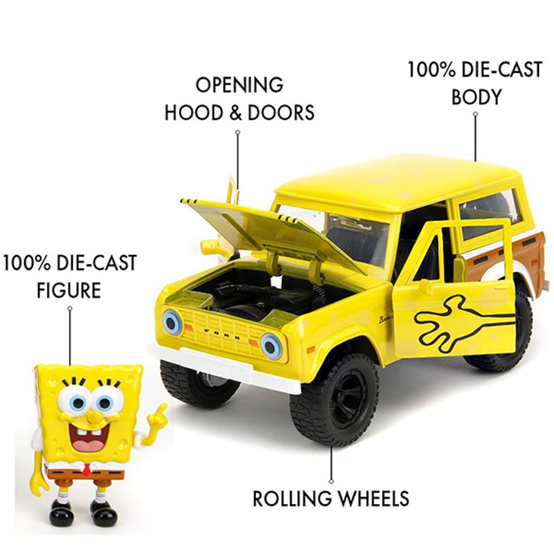 スポンジボブ】1:24 SpongeBob SquarePants 1973 Ford Br