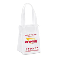 IN-N-OUT BURGER WHITE LUNCH トートバッグ