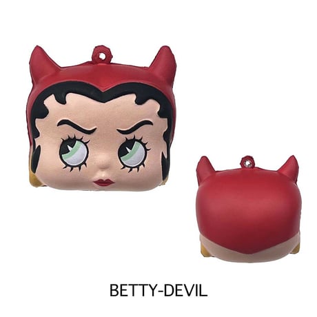 【BETTY BOOP】　スクイーズトッパーキーチェーン