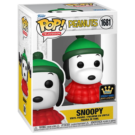 POP! TELEVISION VINYL FIGURE PEANUTS SNOOPY in Coat【FUNKO】