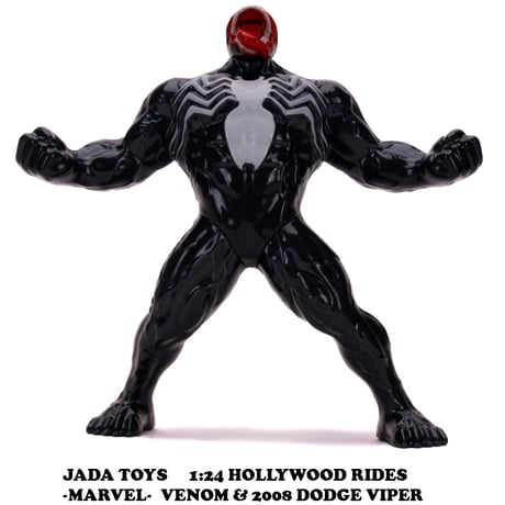 1:24 MARVEL SPIDER-MAN VENOM & 2008 DODGE VIPER