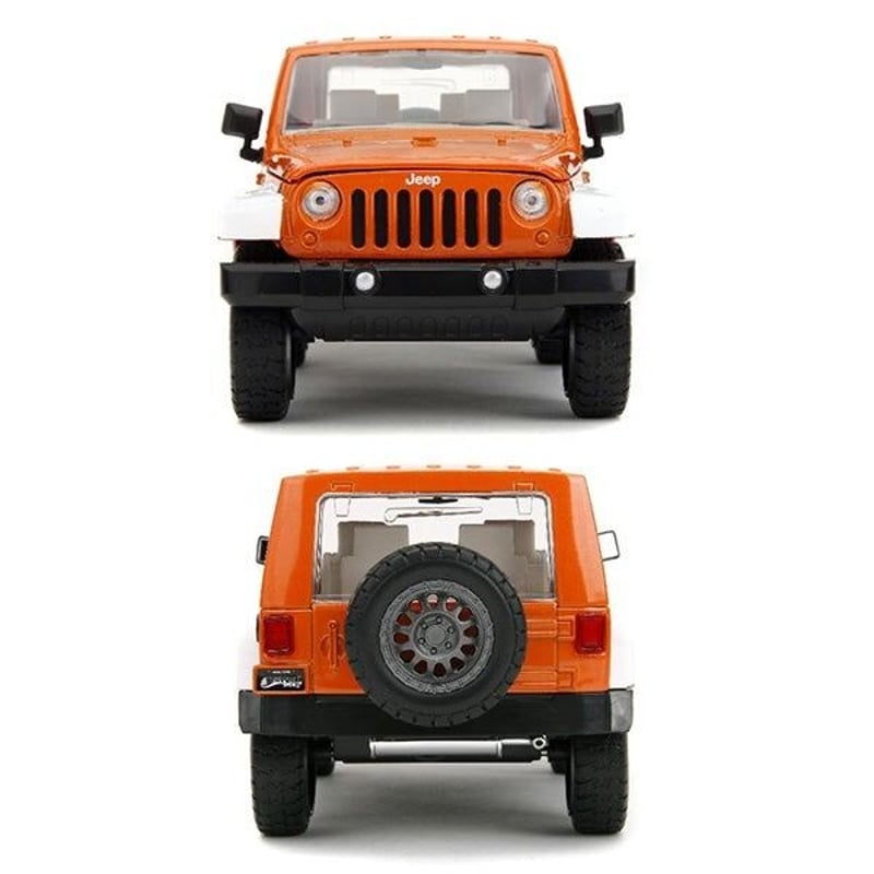 1:24 M&M'S 2007 JEEP WRANGLER w/ ORANGE FIGURE