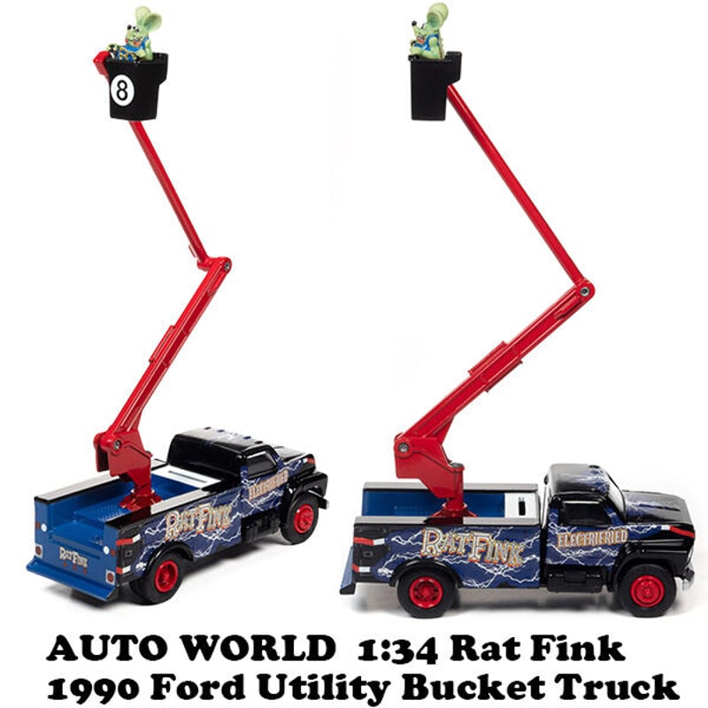 1:34 Rat Fink 1990 Ford Utility Bucket Truck |