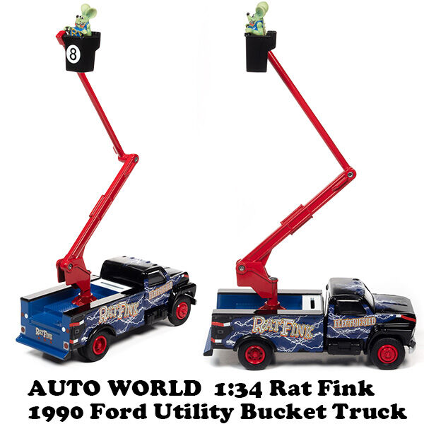1:34 Rat Fink 1990 Ford Utility Bucket Truck | 1:34 Rat Fink 1990 Ford Utility Bucket Truck |