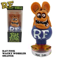 【お得】 RATFINK 4体 ★全メタリック仕様★ WACKY WOBBLER ラットフィンク ボビングヘッド 【メタリックBLUE