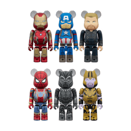BE@RBRICK CHASE -MARVEL INFINITY SAGA-【全6種+シークレット1種】
