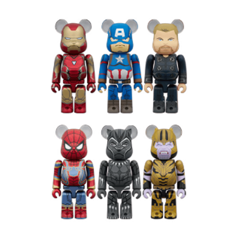 BE@RBRICK CHASE -MARVEL INFINITY SAGA-【全6種+シークレ