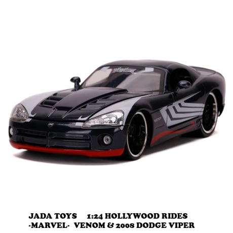 1:24 MARVEL SPIDER-MAN VENOM & 2008 DODGE VIPER