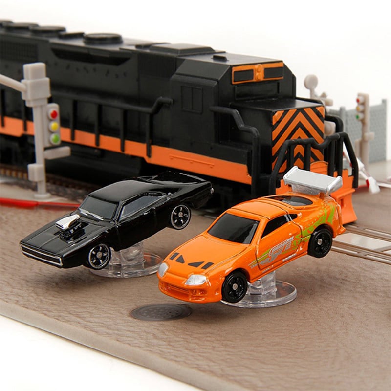 NANO SCENE FAST & FURIOUS FINAL RACE w/2 VEHICL