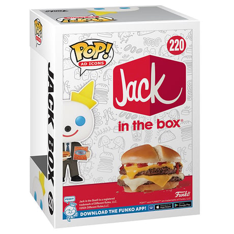 POP! AD ICONS VINYL FIGURE Jack in the box JACK BOX 【FUNKO】