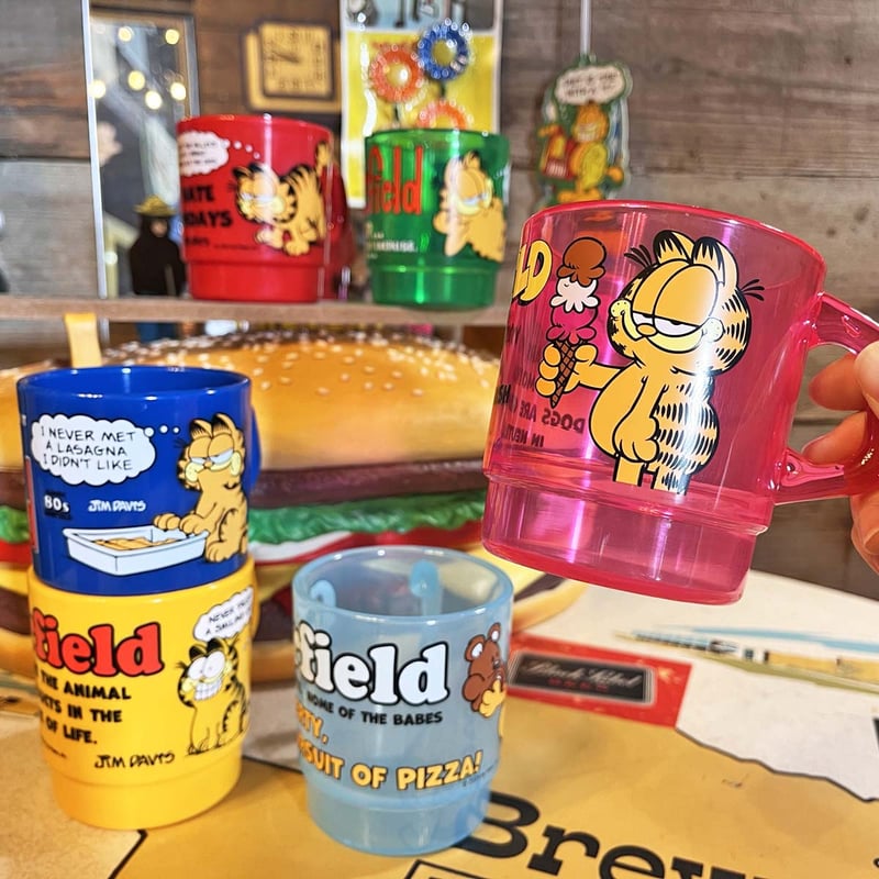 GARFIELD】【ファイヤーキング風】ミルキー スタッキング マグカップ
