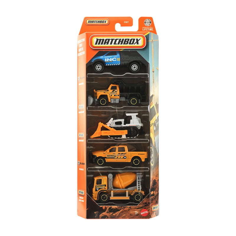 MATCHBOX】5カーパック（コンストラクション クルー） | アメリカン