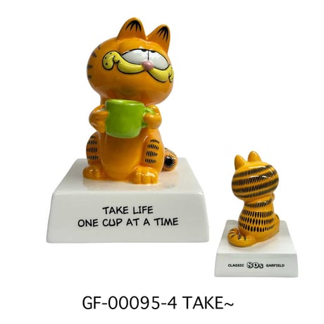 【ヴィンテージ風】 GARFIELD セラミックメッセージドール