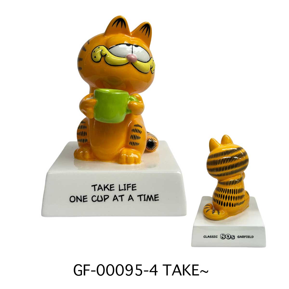 ヴィンテージ風】 GARFIELD セラミックメッセージドール | アメリカン 