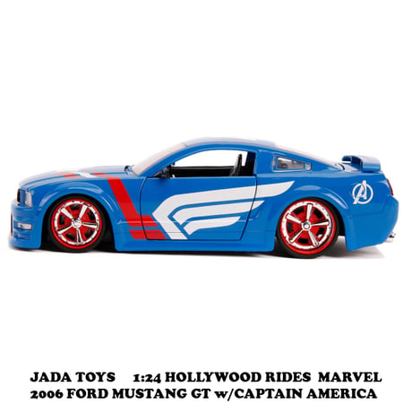 1:24 MARVEL CAPTAIN AMERICA & 2006 FORD MUSTANG GT