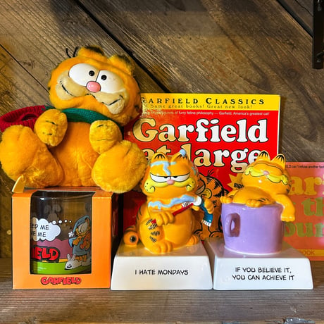 【ヴィンテージ風】 GARFIELD セラミックメッセージドール