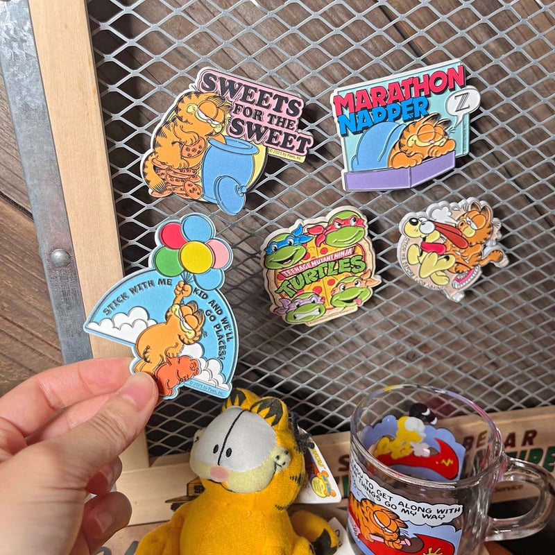 GARFIELD & TURTLES】ラバーマグネット | アメリカン雑貨LAX オンライ